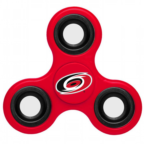 NHL Carolina Hurricanes 3 Way Fidget Spinner A104 - Red
